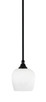 Toltec Lighting - 23-MB-4811 - One Light Mini Pendant - Stem - Matte Black