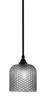Toltec Lighting - 23-MB-4912 - One Light Mini Pendant - Stem - Matte Black