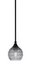 Toltec Lighting - 23-MB-5112 - One Light Mini Pendant - Stem - Matte Black