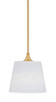 Toltec Lighting - 23-NAB-4081 - One Light Mini Pendant - Any - New Age Brass