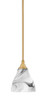 Toltec Lighting - 23-NAB-4769 - One Light Mini Pendant - Stem - New Age Brass