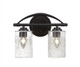 Toltec Lighting - 2402-DG-300 - Two Light Bath Bar - Marquise - Dark Granite