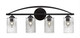 Toltec Lighting - 2404-DG-300 - Four Light Bath Bar - Marquise - Dark Granite