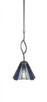 Toltec Lighting - 240-AS-9325 - One Light Mini Pendant - Revo - Aged Silver