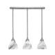 Toltec Lighting - 25-BN-4769 - Three Light Linear Pendalier - Stem - Brushed Nickel