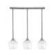 Toltec Lighting - 25-BN-4811 - Three Light Linear Pendalier - Any - Brushed Nickel