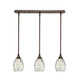 Toltec Lighting - 25-BRZ-5054 - Three Light Linear Pendalier - Any - Bronze