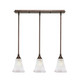 Toltec Lighting - 25-BRZ-721 - Three Light Linear Pendalier - Any - Bronze