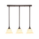 Toltec Lighting - 25-DG-508 - Three Light Multi Light Mini Pendant - Any - Dark Granite