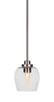 Toltec Lighting - 2601-BN-4810 - One Light Mini Pendant - Odyssey - Brushed Nickel
