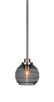 Toltec Lighting - 2601-BN-5112 - One Light Mini Pendant - Odyssey - Brushed Nickel