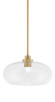 Toltec Lighting - 2601-NAB-206 - One Light Mini Pendant - Odyssey - New Age Brass