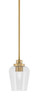 Toltec Lighting - 2601-NAB-210 - One Light Mini Pendant - Odyssey - New Age Brass