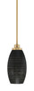 Toltec Lighting - 2601-NAB-4049 - One Light Mini Pendant - Odyssey - New Age Brass