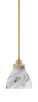 Toltec Lighting - 2601-NAB-4769 - One Light Mini Pendant - Odyssey - New Age Brass