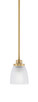 Toltec Lighting - 2601-NAB-500 - One Light Mini Pendant - Odyssey - New Age Brass