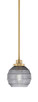 Toltec Lighting - 2601-NAB-5112 - One Light Mini Pendant - Odyssey - New Age Brass