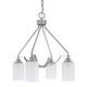 Toltec Lighting - 2604-BN-3001 - Four Light Chandelier - Odyssey - Brushed Nickel