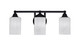 Toltec Lighting - 3423-MB-3001 - Three Light Bath Bar - Paramount - Matte Black