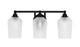 Toltec Lighting - 3423-MB-4250 - Three Light Bath Bar - Paramount - Matte Black