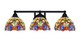 Toltec Lighting - 3423-MB-9445 - Three Light Bath Bar - Paramount - Matte Black