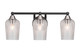 Toltec Lighting - 3423-MBBN-4250 - Three Light Bath Bar - Paramount - Matte Black & Brushed Nickel