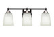Toltec Lighting - 3423-MBBN-460 - Three Light Bath Bar - Paramount - Matte Black & Brushed Nickel