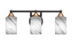 Toltec Lighting - 3423-MBBR-3009 - Three Light Bath Bar - Paramount - Matte Black & Brass
