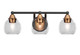 Toltec Lighting - 3423-MBBR-4100 - Three Light Bath Bar - Paramount - Matte Black & Brass