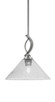 Toltec Lighting - 3901-GP-2122 - One Light Mini Pendant - Cavella - Graphite