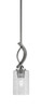 Toltec Lighting - 3901-GP-3002 - One Light Mini Pendant - Cavella - Graphite
