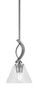 Toltec Lighting - 3901-GP-306 - One Light Mini Pendant - Cavella - Graphite