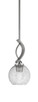 Toltec Lighting - 3901-GP-4102 - One Light Mini Pendant - Cavella - Graphite