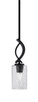 Toltec Lighting - 3901-MB-3002 - One Light Mini Pendant - Cavella - Matte Black