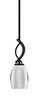 Toltec Lighting - 3901-MB-426-CH - One Light Mini Pendant - Cavella - Matte Black