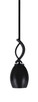 Toltec Lighting - 3901-MB-426-MB - One Light Mini Pendant - Cavella - Matte Black