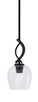 Toltec Lighting - 3901-MB-4810 - One Light Mini Pendant - Cavella - Matte Black