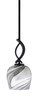 Toltec Lighting - 3901-MB-4819 - One Light Mini Pendant - Cavella - Matte Black