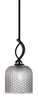 Toltec Lighting - 3901-MB-4912 - One Light Mini Pendant - Cavella - Matte Black