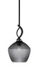 Toltec Lighting - 3901-MB-4922 - One Light Mini Pendant - Cavella - Matte Black