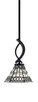 Toltec Lighting - 3901-MB-9105 - One Light Mini Pendant - Cavella - Matte Black