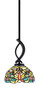 Toltec Lighting - 3901-MB-9905 - One Light Mini Pendant - Cavella - Matte Black
