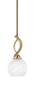 Toltec Lighting - 3901-NAB-4101 - One Light Mini Pendant - Cavella - New Age Brass