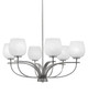 Toltec Lighting - 3906-GP-4811 - Six Light Chandelier - Cavella - Graphite