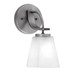 Toltec Lighting - 3911-GP-460 - One Light Wall Sconce - Cavella - Graphite