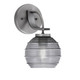Toltec Lighting - 3911-GP-5112 - One Light Wall Sconce - Cavella - Graphite