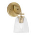 Toltec Lighting - 3911-NAB-461 - One Light Wall Sconce - Cavella - New Age Brass