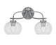 Toltec Lighting - 3912-GP-202 - Two Light Bath Bar - Cavella - Graphite