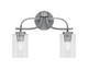 Toltec Lighting - 3912-GP-300 - Two Light Bath Bar - Cavella - Graphite