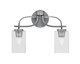 Toltec Lighting - 3912-GP-530 - Two Light Bath Bar - Cavella - Graphite